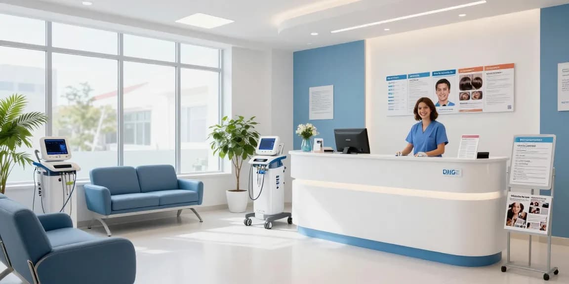 Explore hair transplant Turkey price in a modern healthcare environment, featuring compassionate medical services and patient care.
