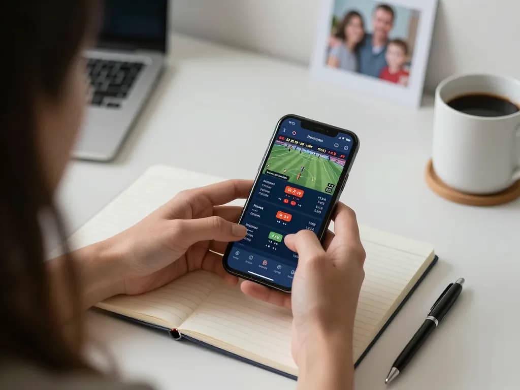 Engaging with 8kbetbh for sports betting strategies through mobile app.
