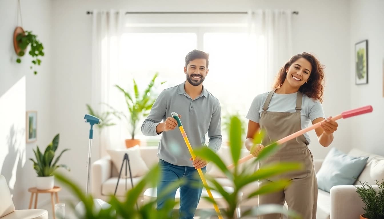 Experience exceptional Cleaning Service by our professional team in a bright, organized home.