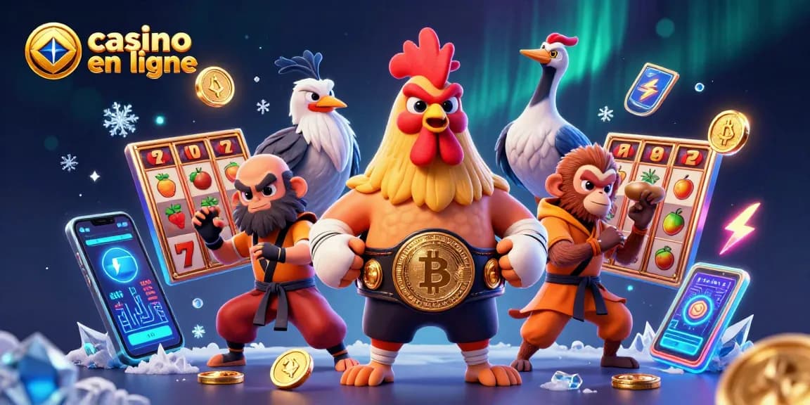 Participez à des jeux de casino en ligne passionnants avec des personnages vibrants et des éléments de casino dynamiques