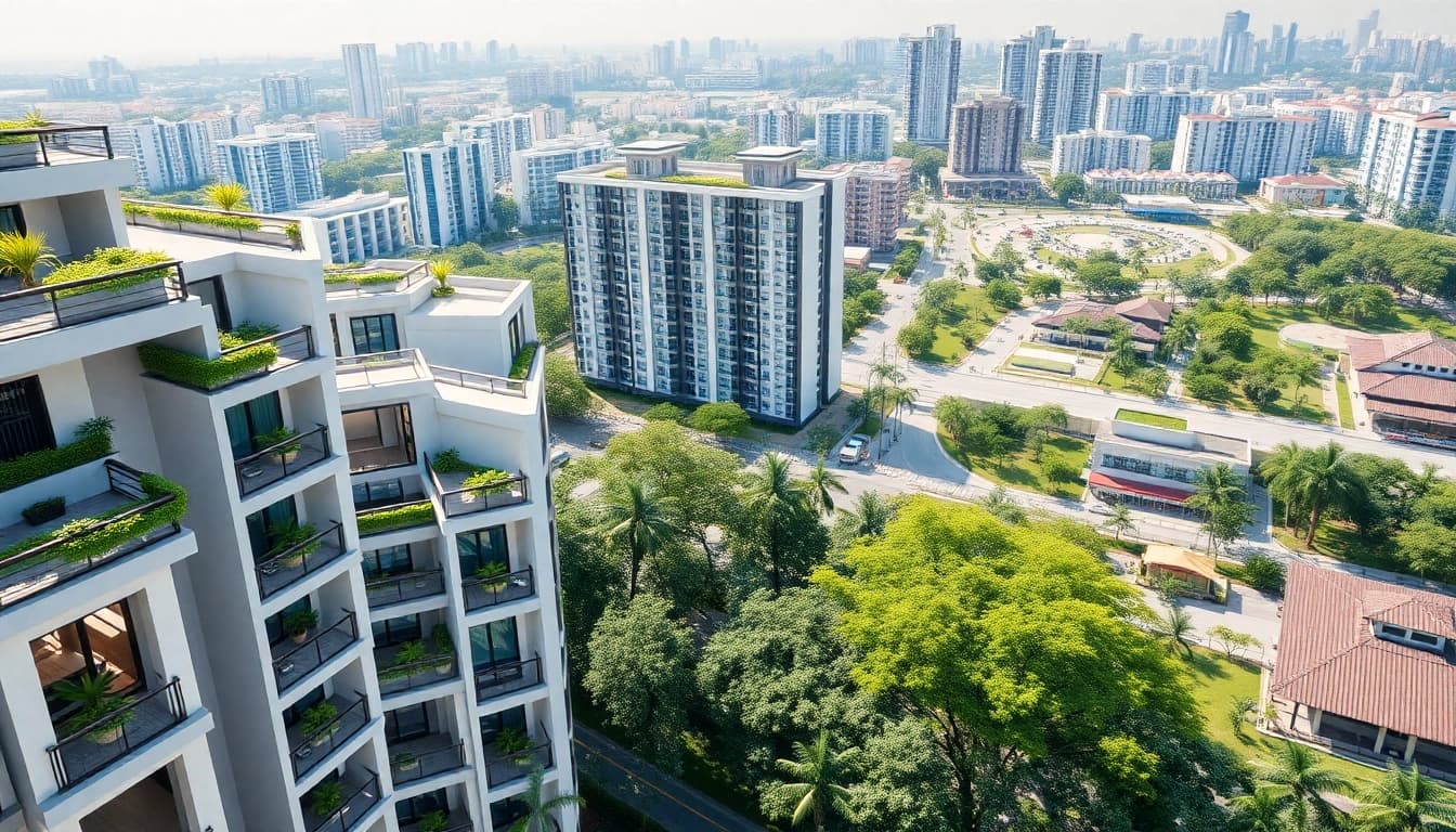 Showcase of Tampines EC, a modern executive condominium blending urban lifestyle with tranquility.