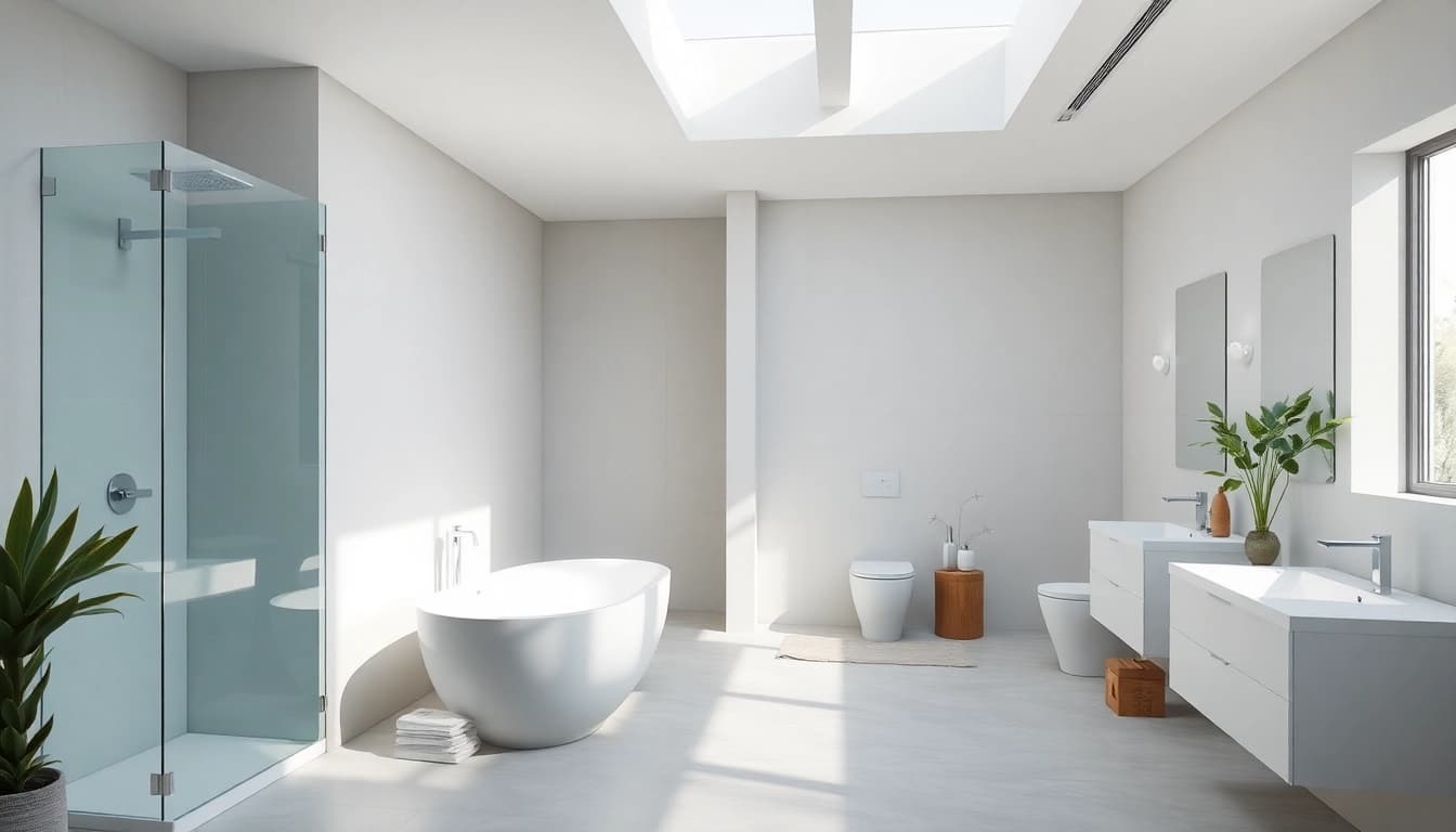 Sonni sanitär GmbH präsentiert hochwertige Badezimmerprodukte in modernem Design.