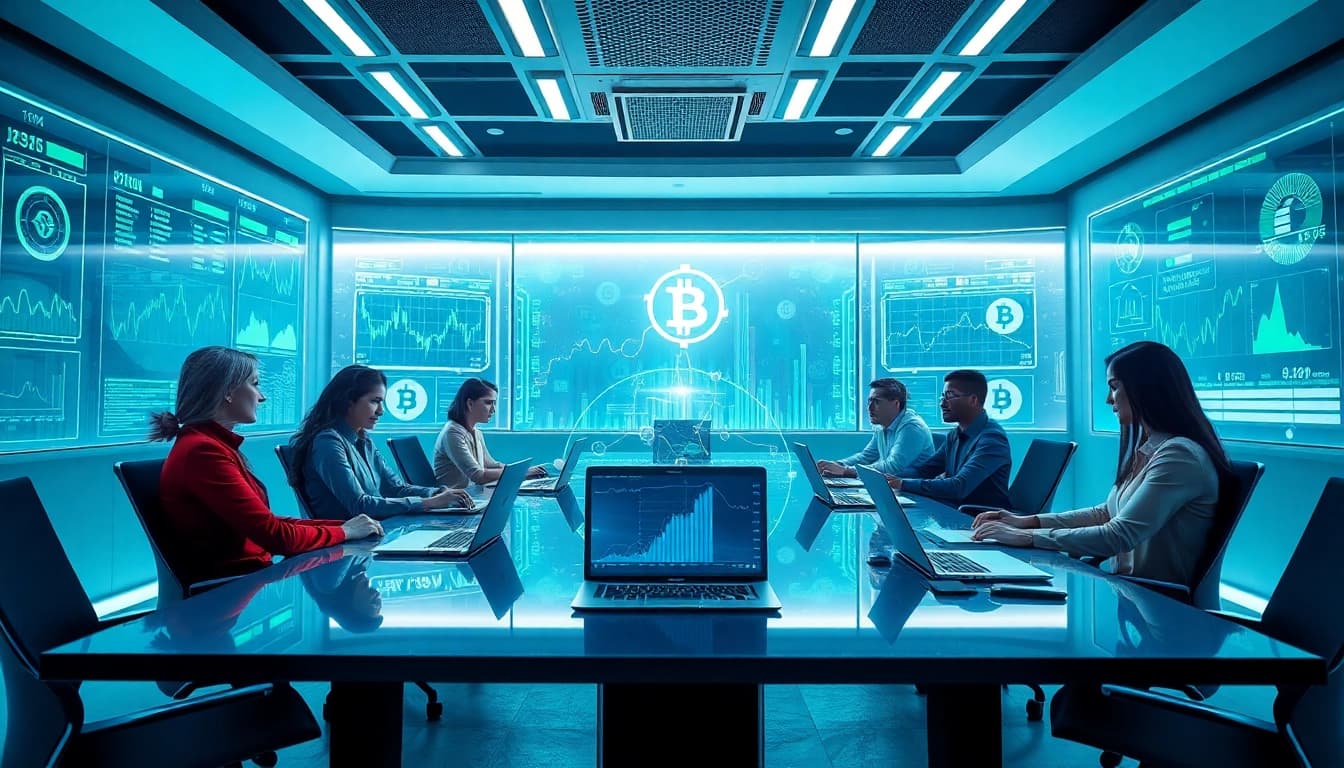 Top cloud mining technology showcased in a modern office environment.