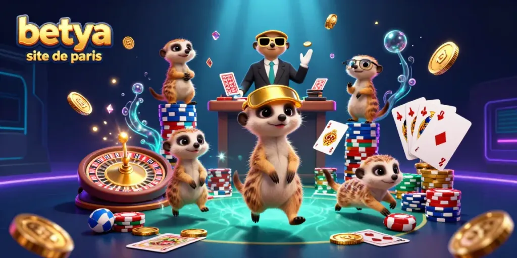 Join the excitement at betya site de paris, where meerkats manage thrilling sports betting operations.