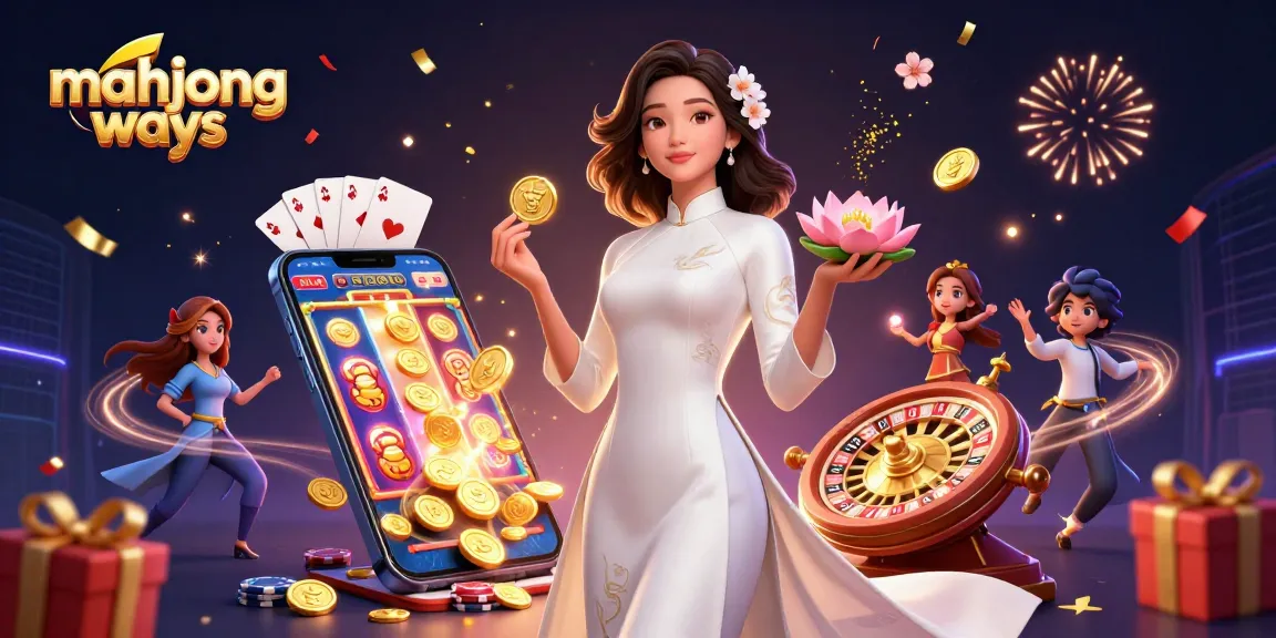 Experience mahjong ways slot action with captivating Asian design and vibrant casino elements.