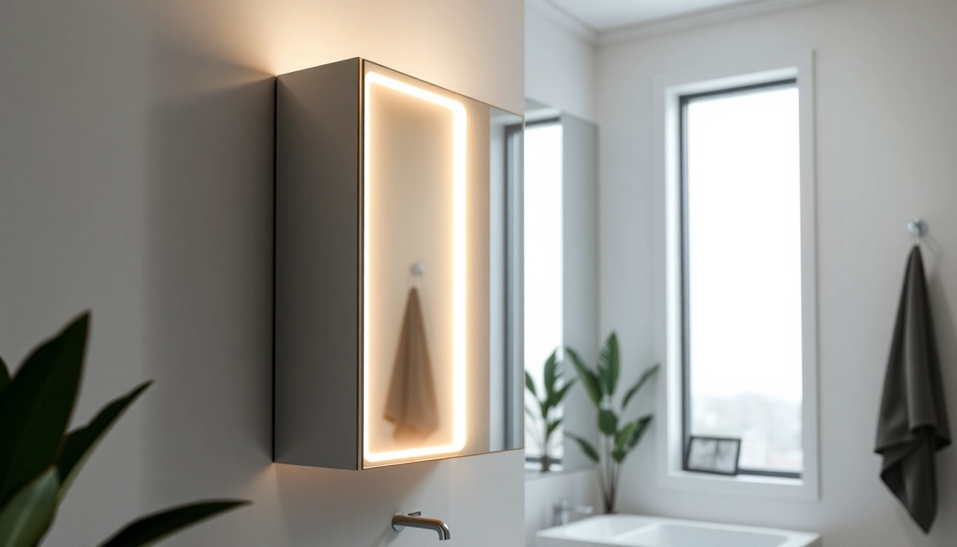 Transform your space with a mirrored bathroom cabinet with light that enhances style and functionality.