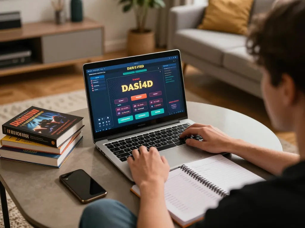 Ikuti login dasi4d untuk mengakses slot online teratas dan strategi permainan dari rumah.