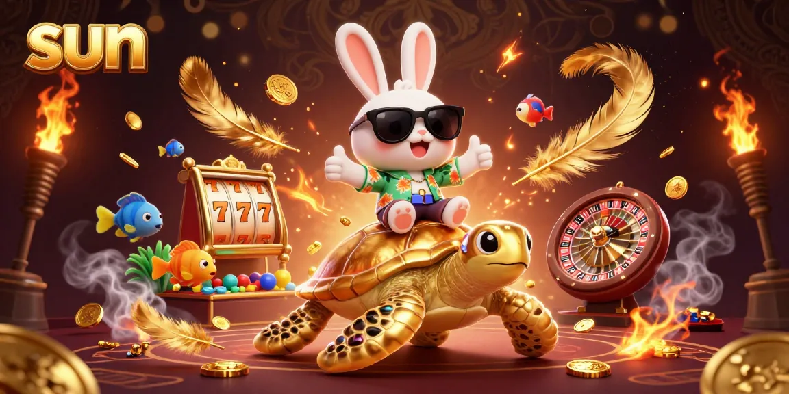 Play exciting casino games with the lucky rabbit at Sun's vibrant gambling paradise.