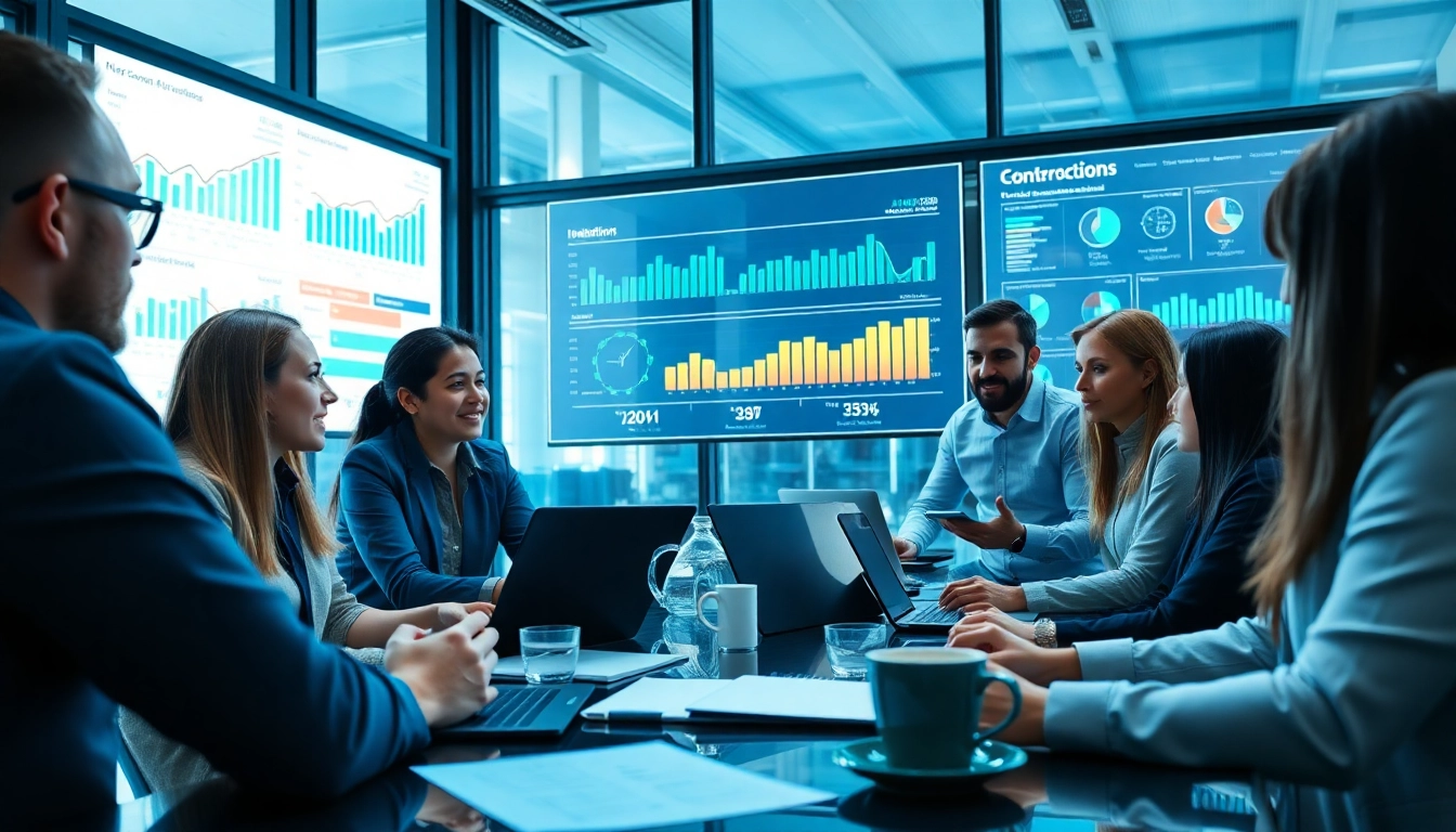 Engaging ai assistant for enterprise teams collaborating in a dynamic office setting.