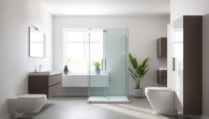 Gestaltung eines eleganten Badezimmers mit Produkten von sonni sanitär GmbH in stilvollem Design