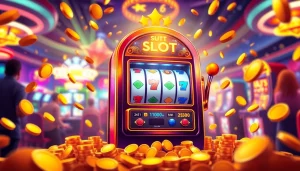 Menang dengan slot depo 1000 di mesin slot yang menarik dan penuh simbol berwarna.
