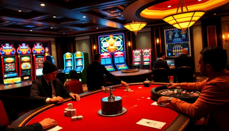 Players at the poker table experiencing high-stakes excitement at mm88 com casino.