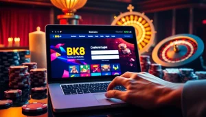 Seamlessly access your account with bk8 login while enjoying vibrant casino visuals and thrilling gameplay.