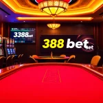 Experience excitement at 388bet's premier gaming tables, showcasing poker and luxury.