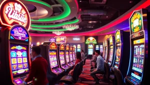 Tingkatkan pengalaman bermain slot depo 1000 dengan mesin slot yang berwarna-warni dan suasana menarik.