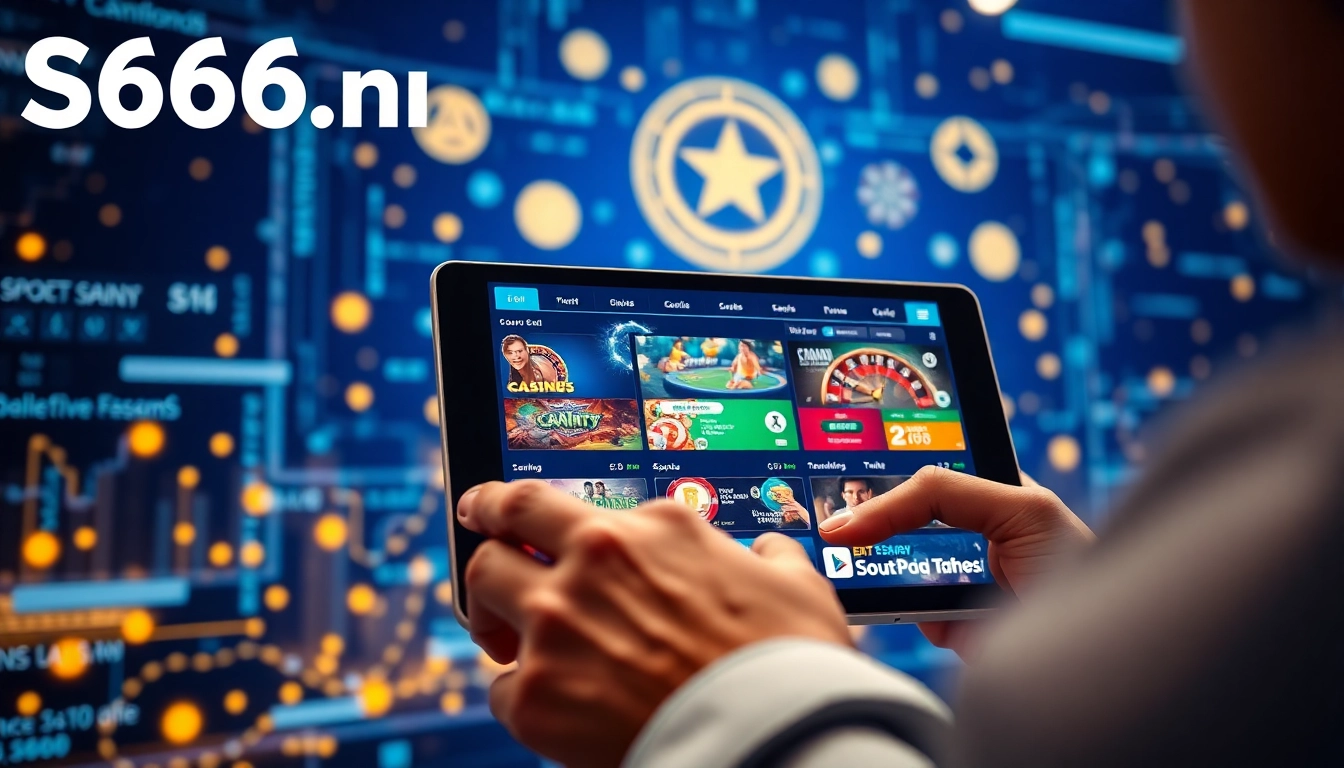 Engaging user experience with S666.nyc online betting platform interface showcasing diverse games and vibrant design.
