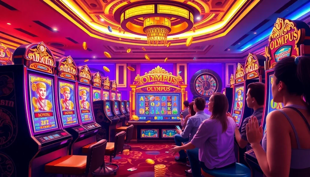 Rasakan sensasi Olympus Slot saat para pemain memutar gulungan untuk kemenangan seru di kasino yang penuh warna.