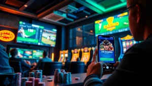 Cảnh tượng hấp dẫn giới thiệu các hoạt động Ku3933 net bet với trò chơi di động và yếu tố casino