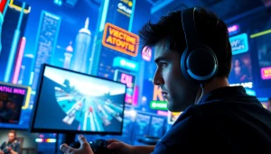 Gamer immersed in Xbox Game Pass new games November 2026 experience with vibrant graphics.