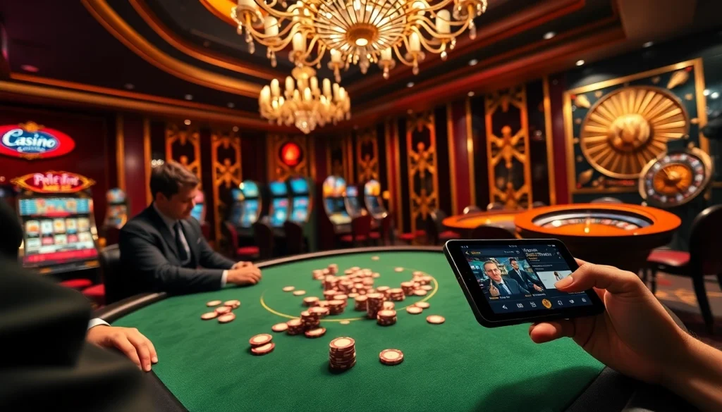 Vivez l'excitation des meilleurs casinos en ligne avec du poker à enjeux élevés et des machines à sous dynamiques dans un cadre luxueux.