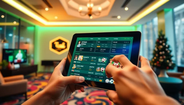 UU88 online betting interface showcasing vibrant options and modern design.