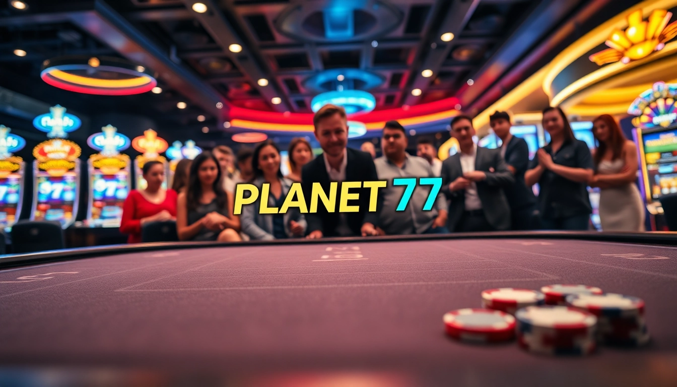 Rasakan keseruan bermain di PLANET77 dengan permainan kasino yang berwarna-warni dan penuh energi.