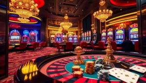 Découvrez le frisson des meilleurs casinos en ligne avec des machines à sous vibrantes et des tables de casino luxueuses.