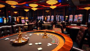 Vivez l'excitation des meilleurs casinos en ligne avec des tables de jeu luxueuses et des machines à sous vibrantes.