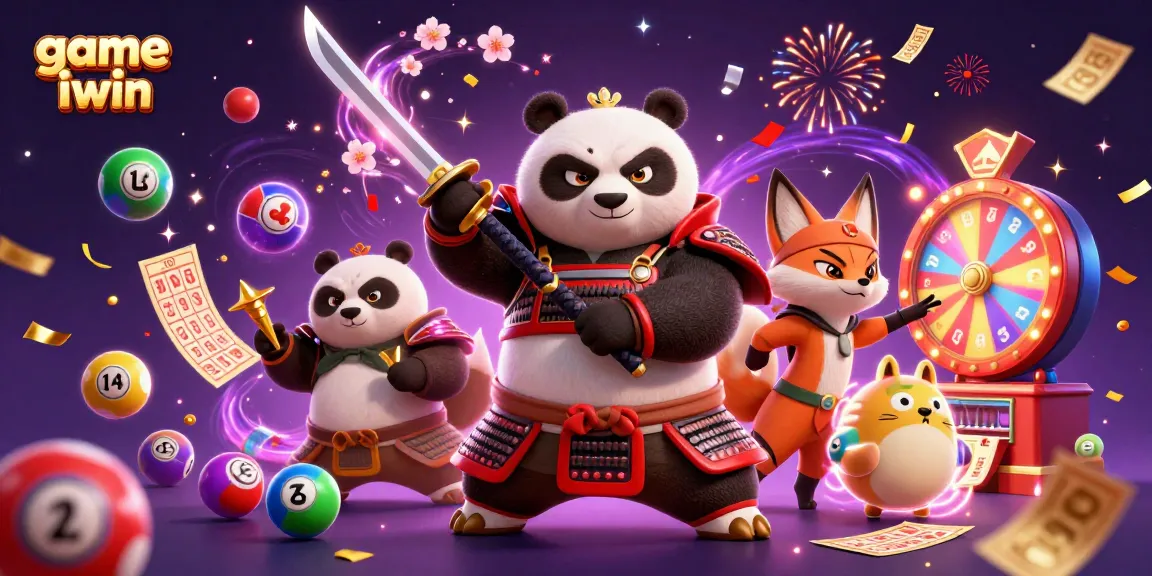 Engage with game iwin through mythical characters amidst vibrant casino elements.