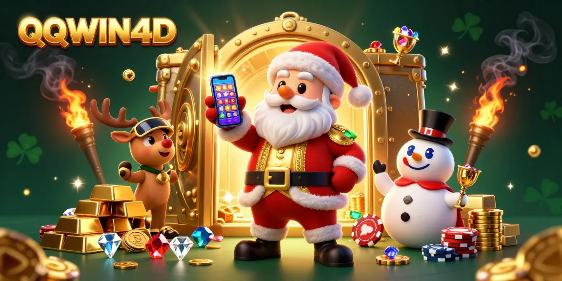 Mainkan QQWIN4D bersama Santa Claus dan teman-temannya di kasino yang penuh dengan harta karun.